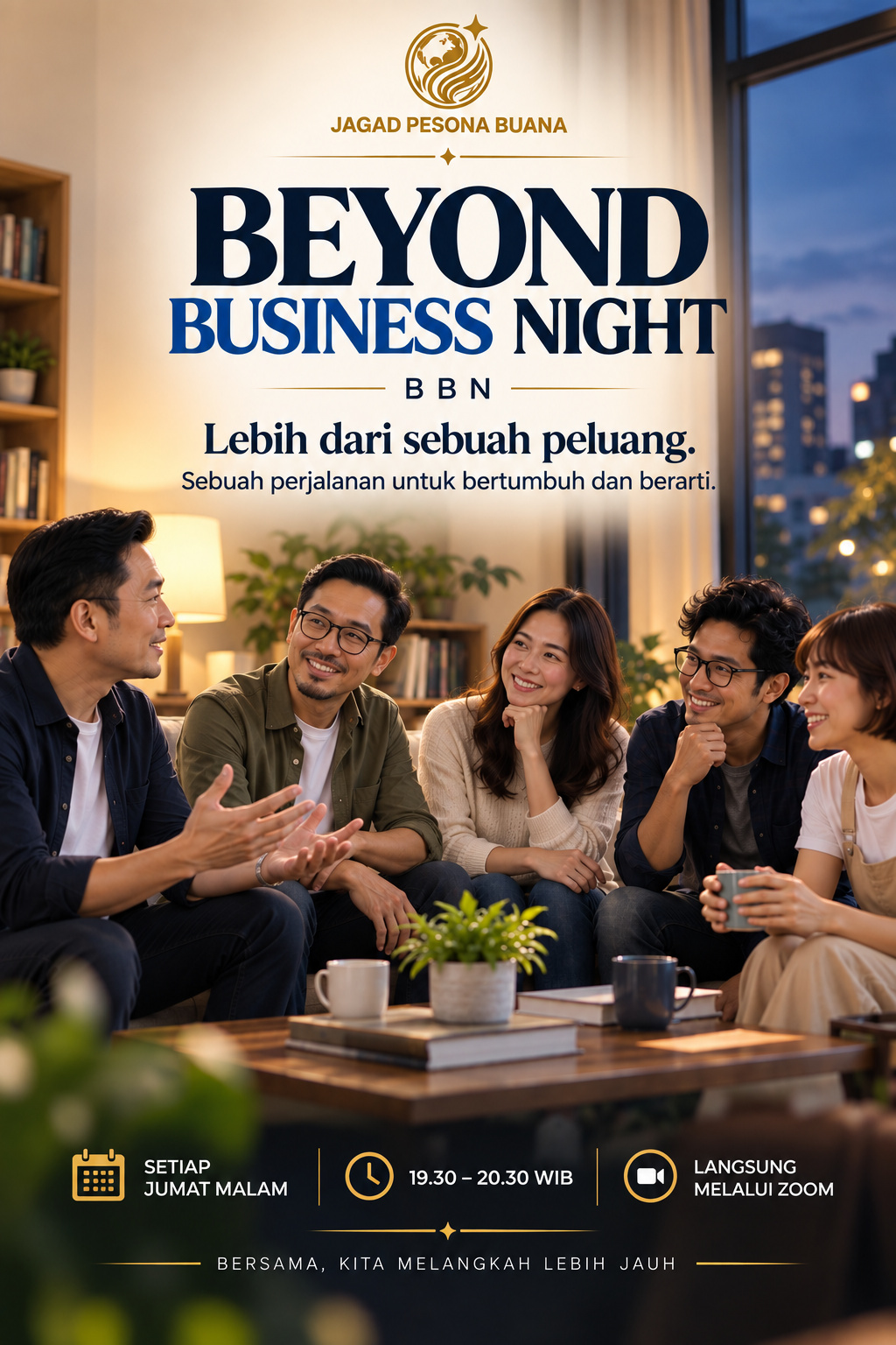 Flyer Beyond Business Night (BBN) - Jagad Pesona Buana